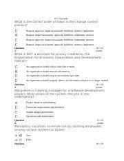 request approval impact assessment build test monitor implemen|Quiz 6 Information Security Fundamentals Flashcards .